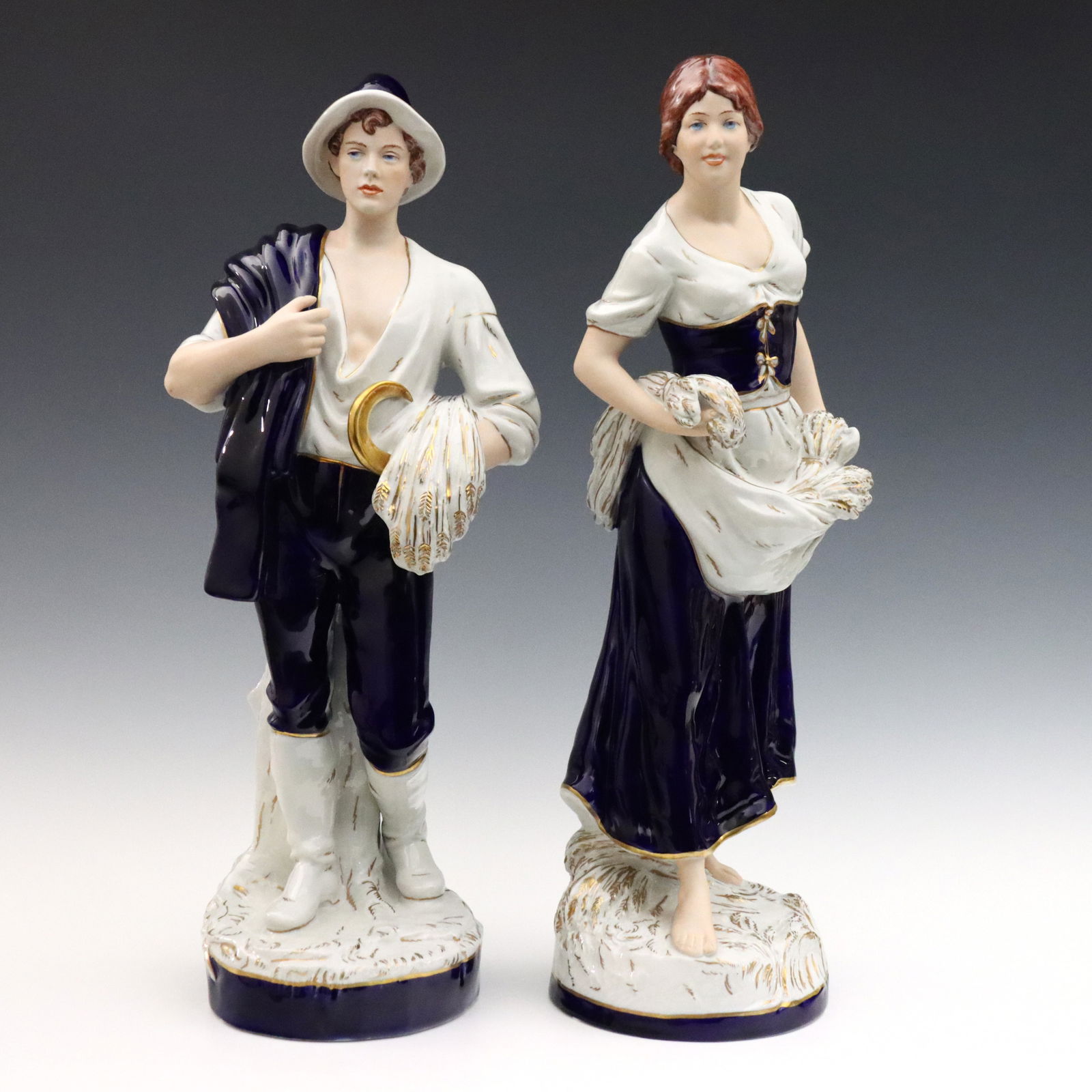 Pr Royal Dux Porcelain Figures (1 of 4)