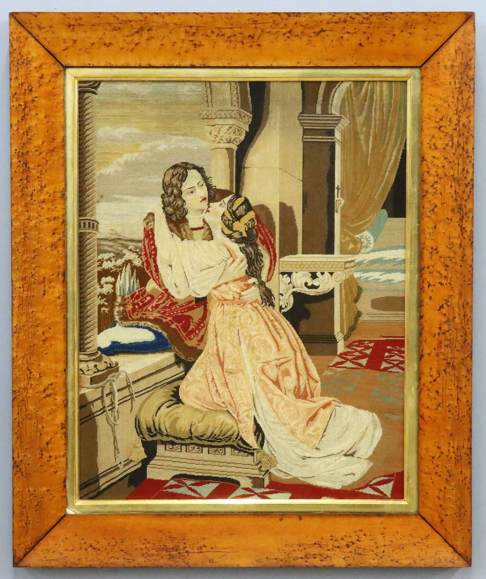 Needlepoint Tapestry of Romeo & Juliet (1 of 3)