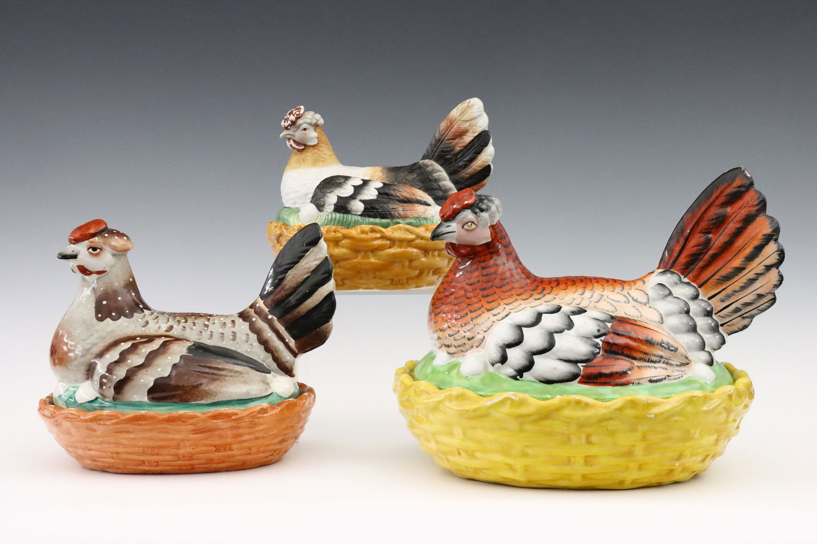 3 Staffordshire Hen on Nest Boxes (1 of 2)