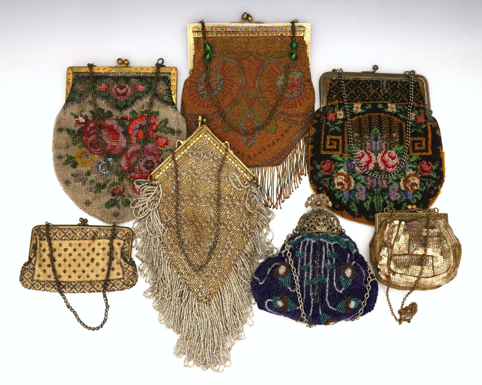 7 Vintage Beaded Purses (1 of 1)