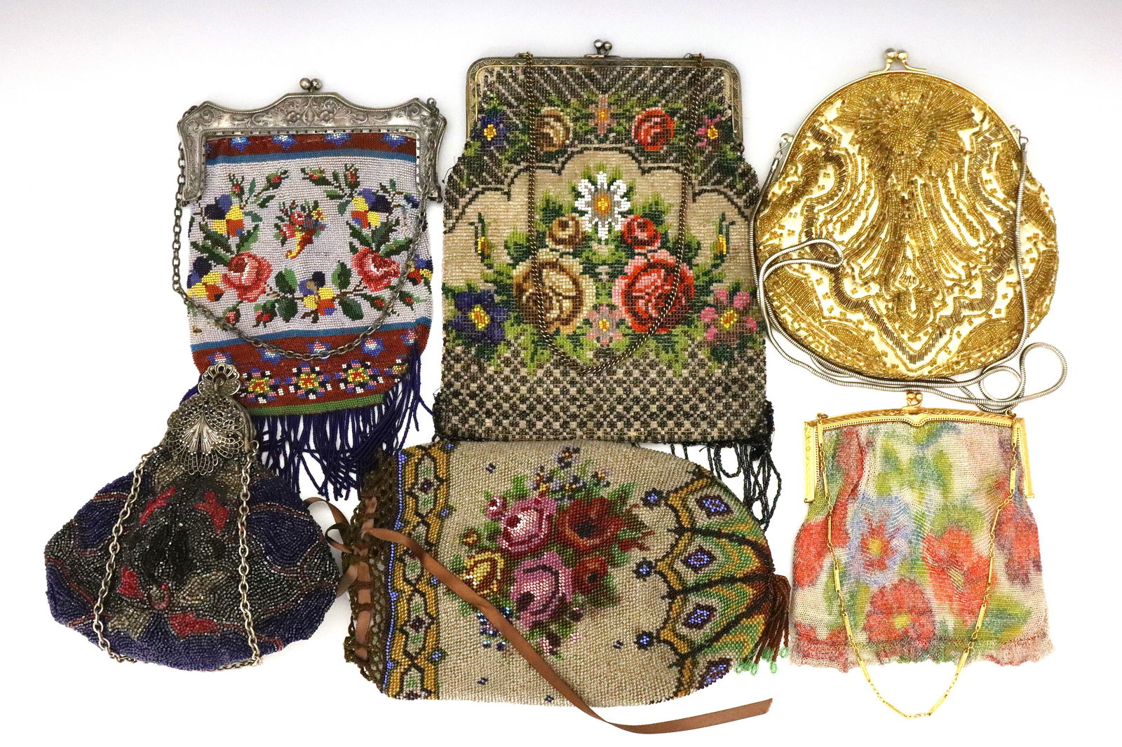 6 Vintage Beaded Purses (1 of 1)