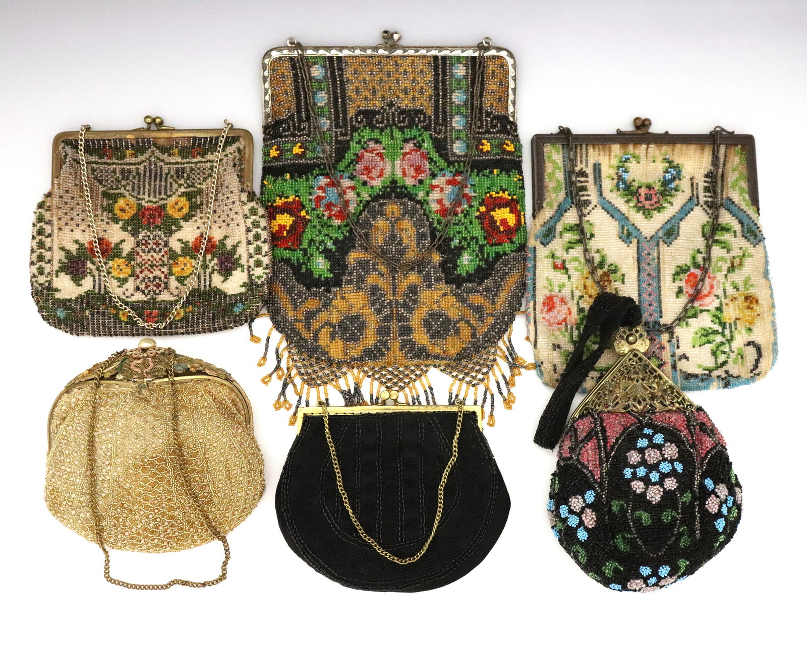 6 Vintage Beaded Purses (1 of 1)