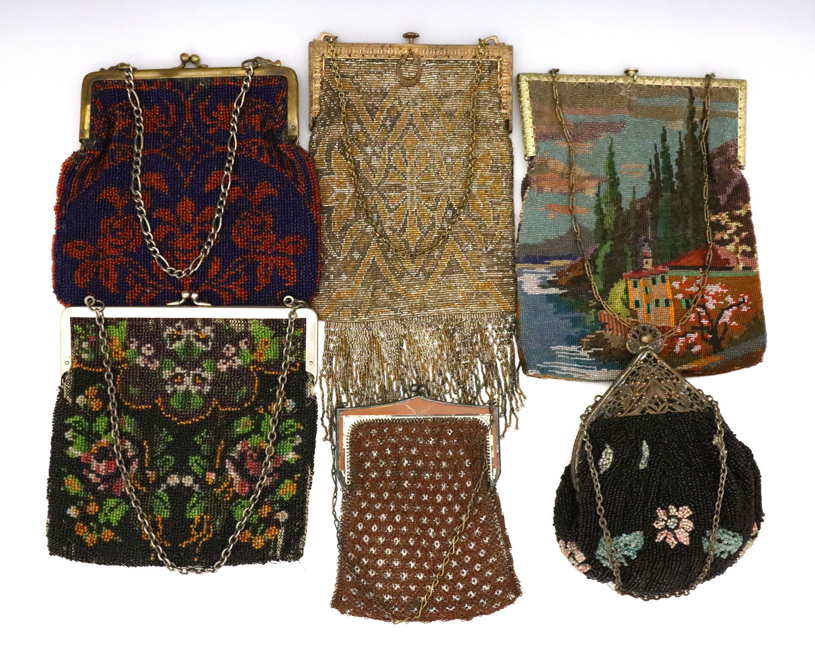 6 Vintage Beaded Purses (1 of 1)