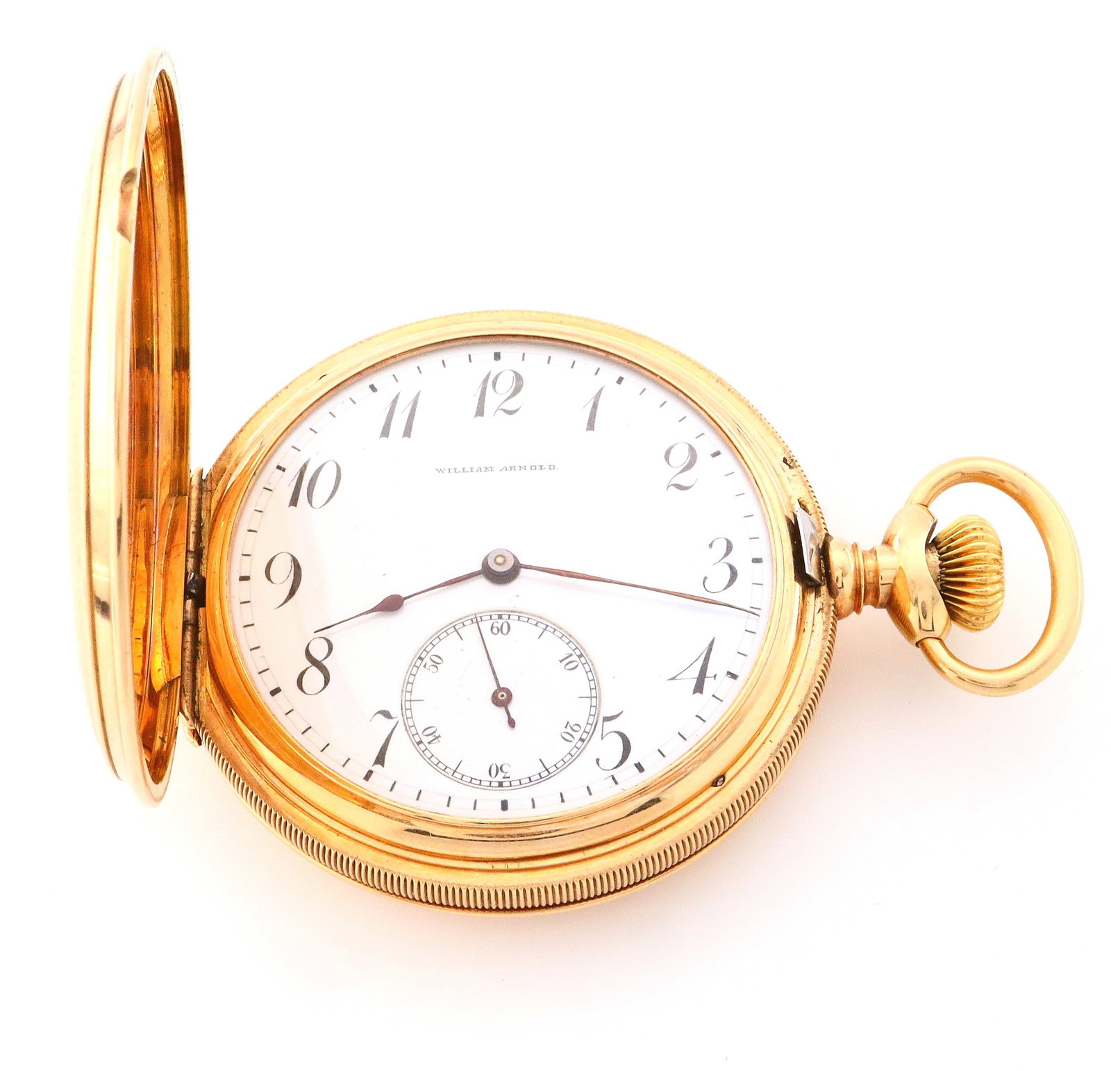 Swiss 14k Gold Pocket Watch (1 of 7)