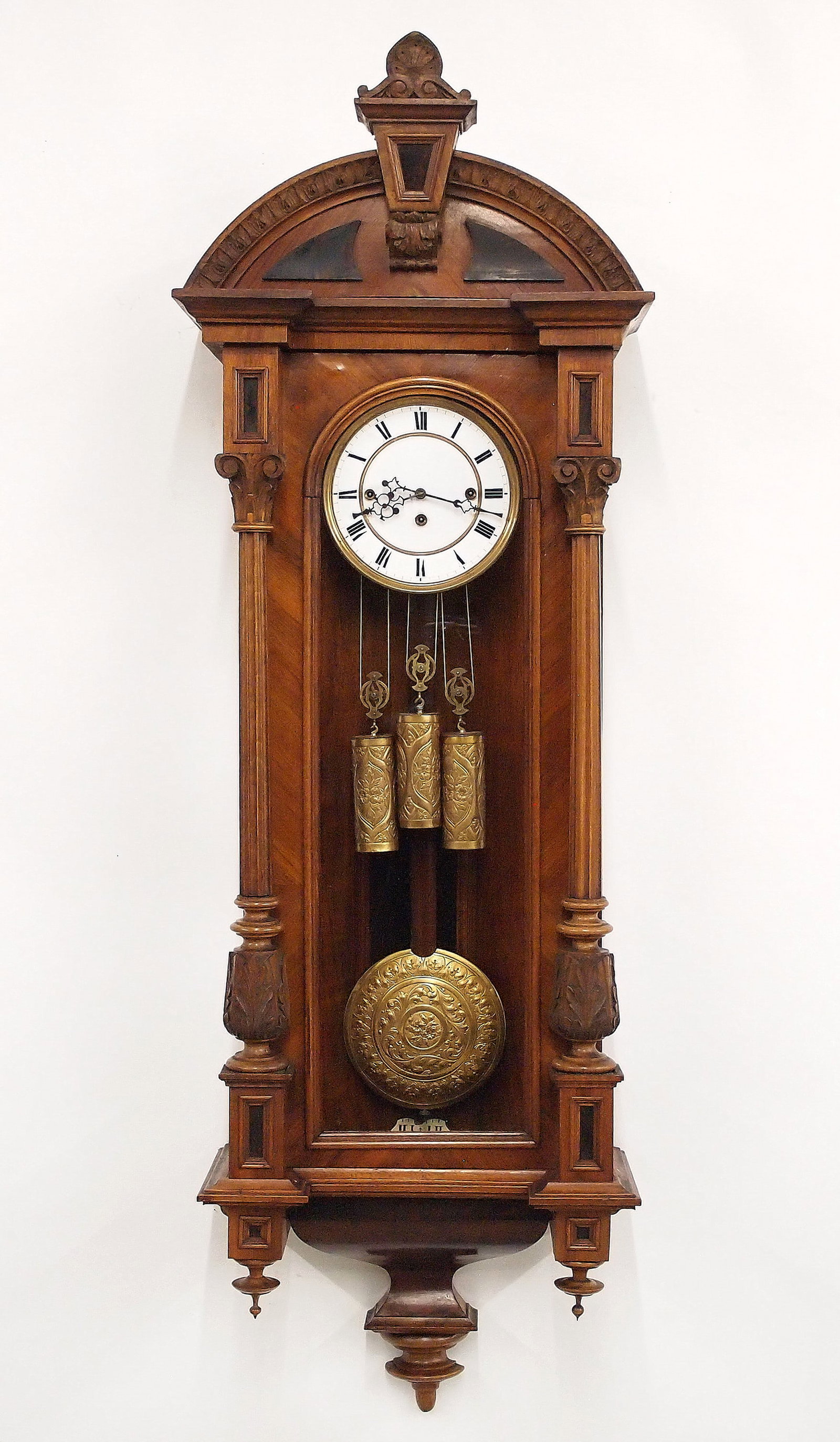 3 Wt Vienna Regulator Wall Clock (1 of 5)
