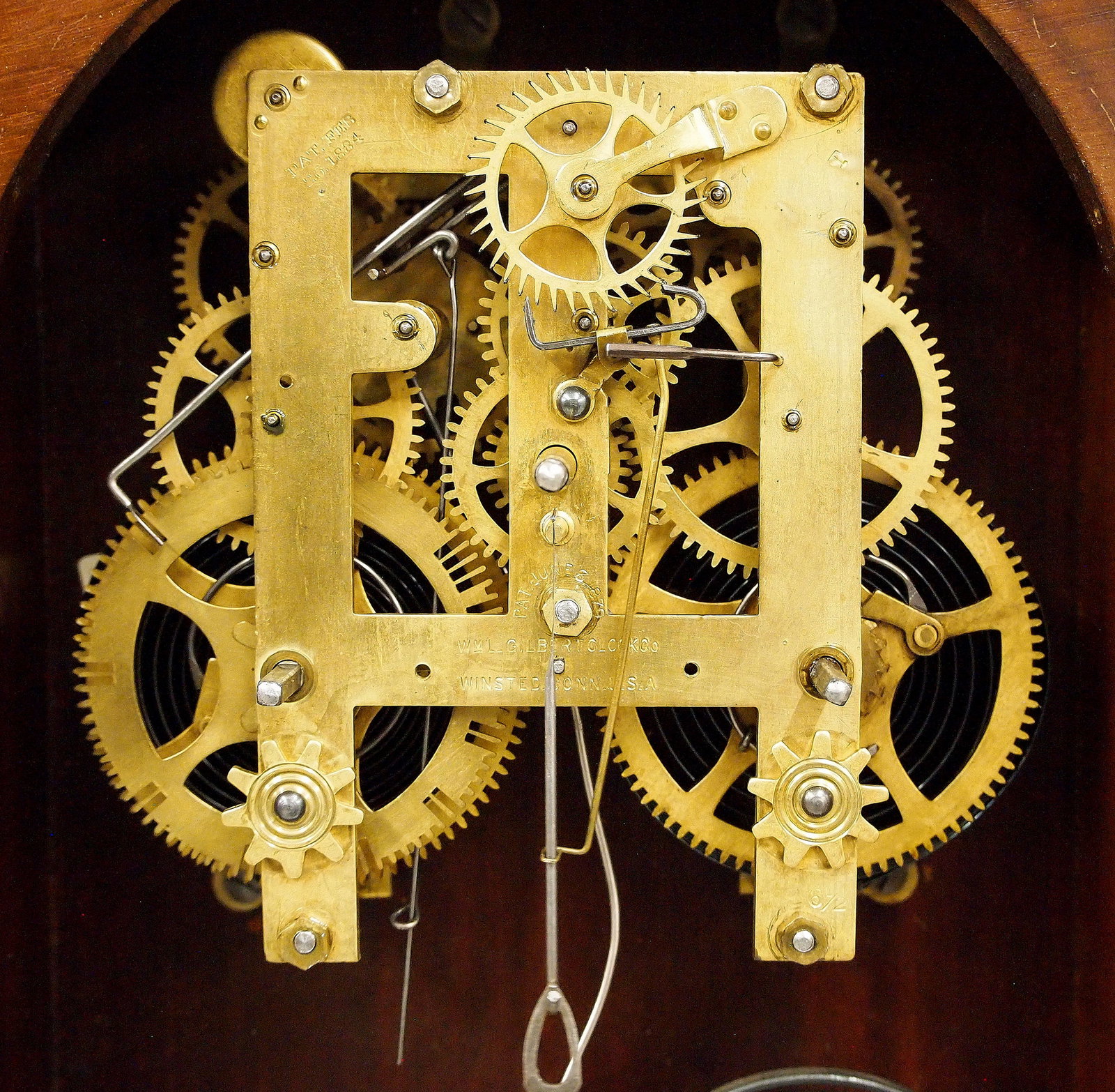 Gilbert Amphion Model Parlor Clock - 3