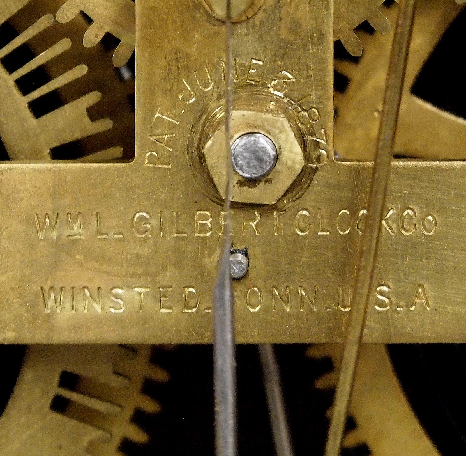 Gilbert Amphion Model Parlor Clock - 4