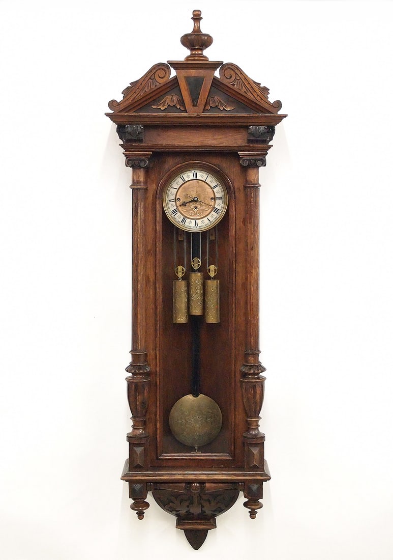 3 Wt Vienna Regulator Wall Clock (1 of 5)