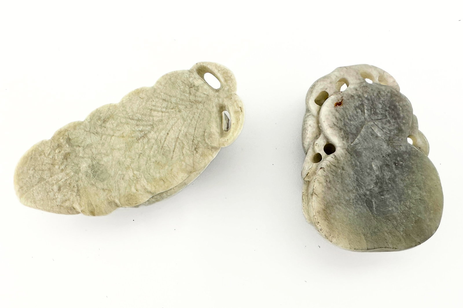 2 Chinese Carved Jade Figures - 4