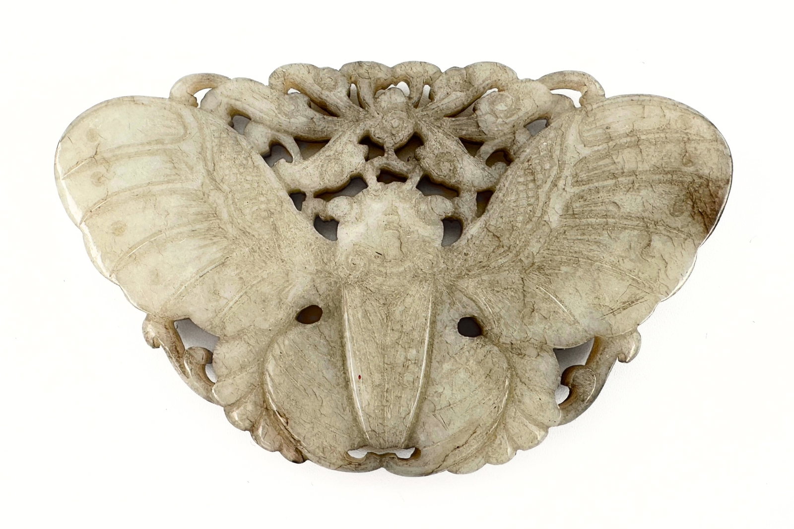 2 Chinese Carved Jade Plaques - 2