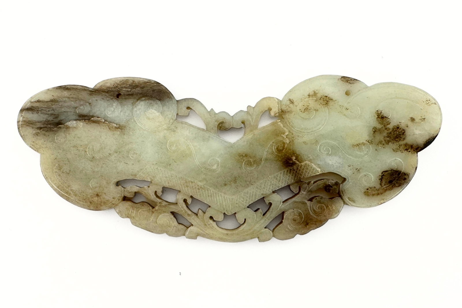 2 Chinese Carved Jade Plaques - 3