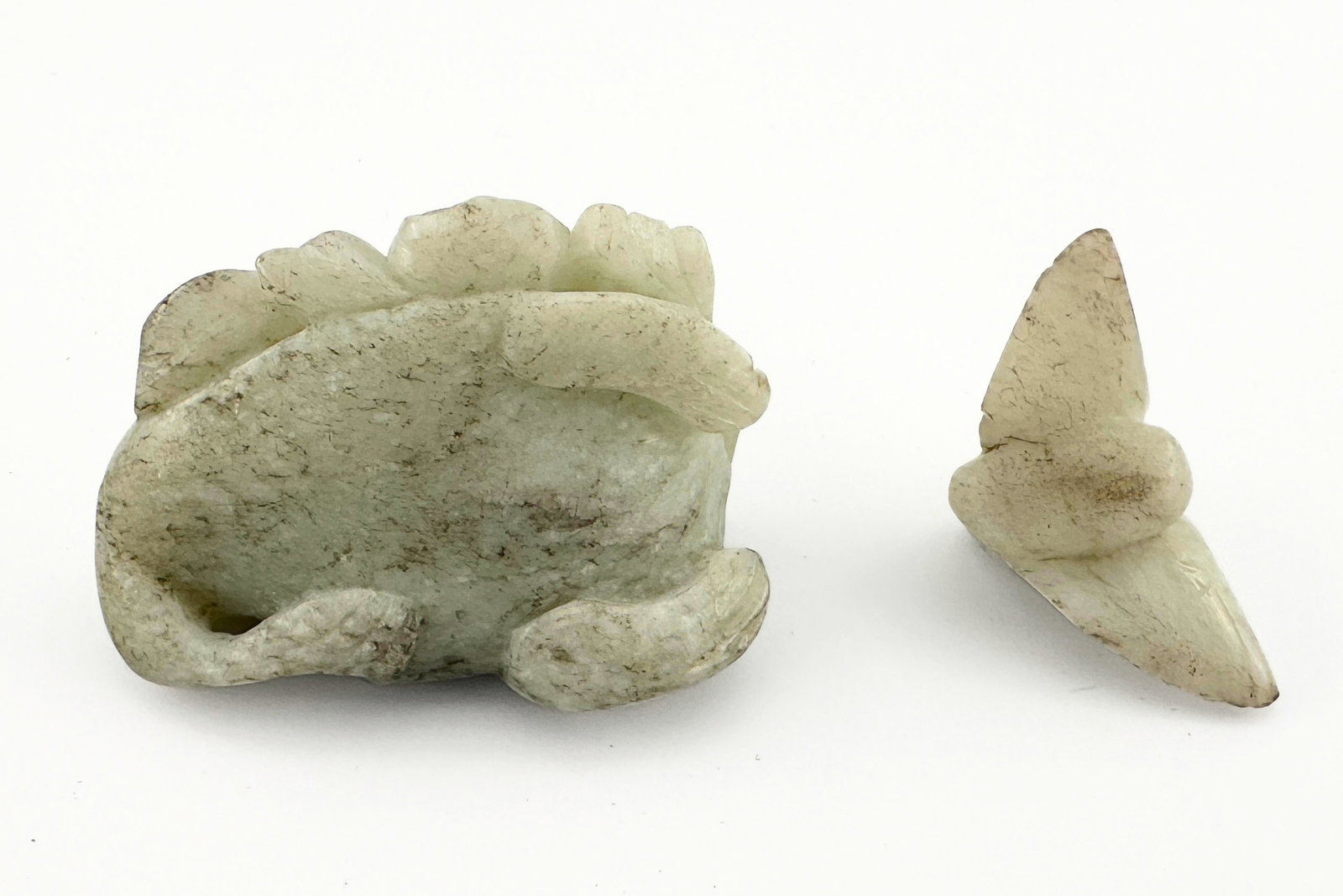2 Chinese Carved Jade Figures - 4