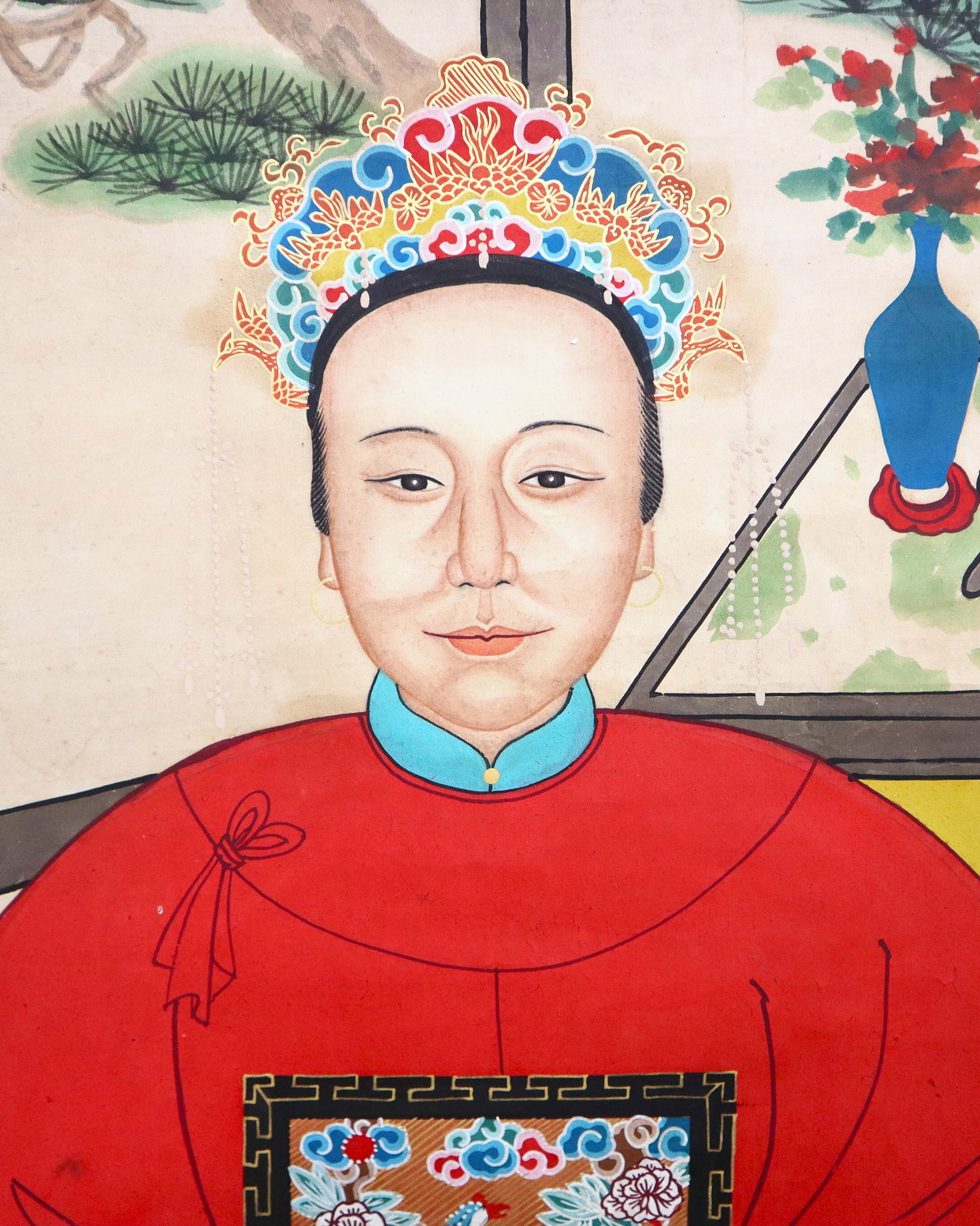 Chinese Ancestral Portrait Scroll - 3