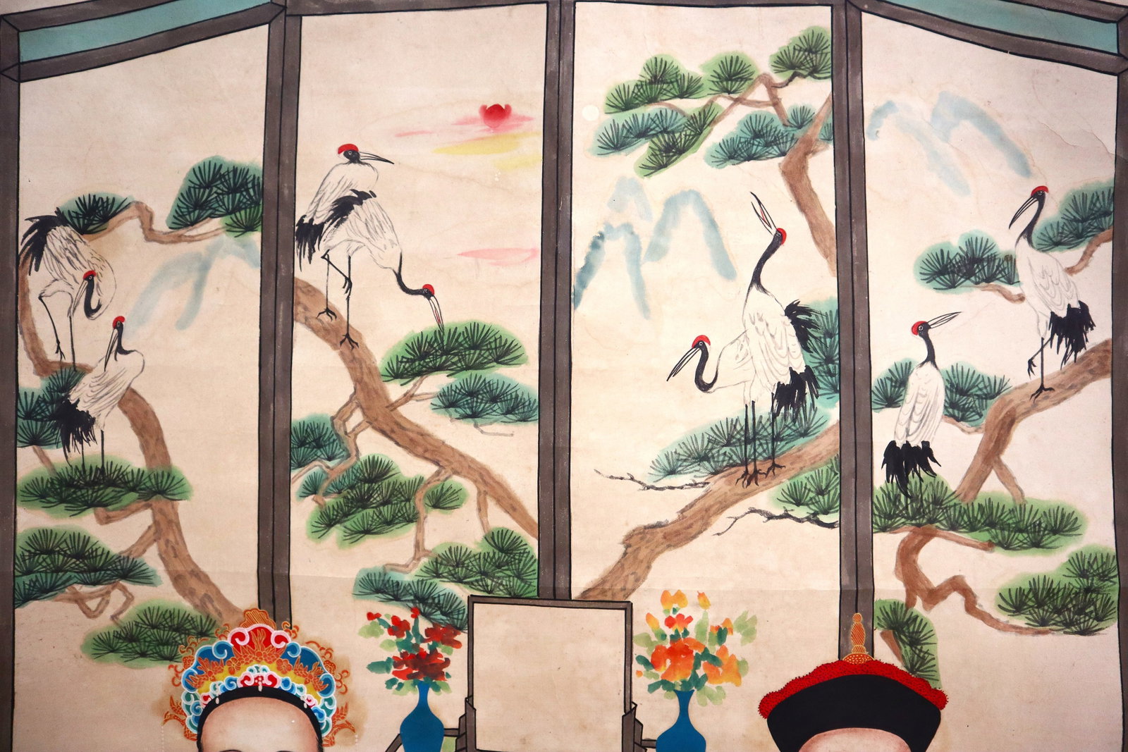 Chinese Ancestral Portrait Scroll - 5