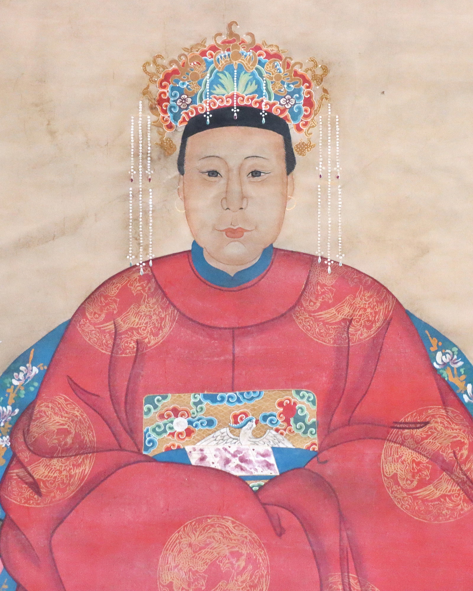 Chinese Ancestral Portrait Scroll - 3