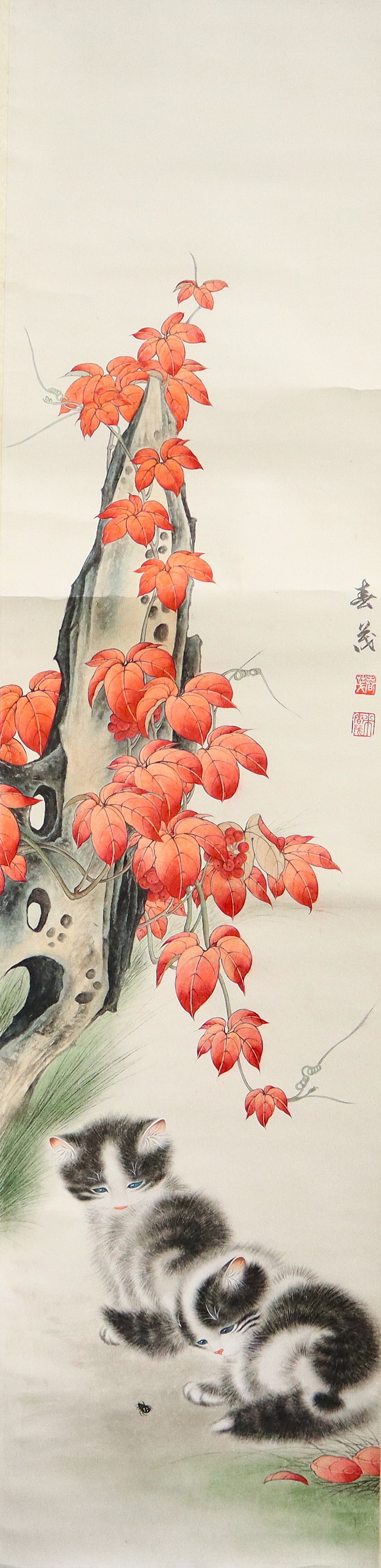 Chinese Scroll, Mark of Min Chunmao (1 of 4)