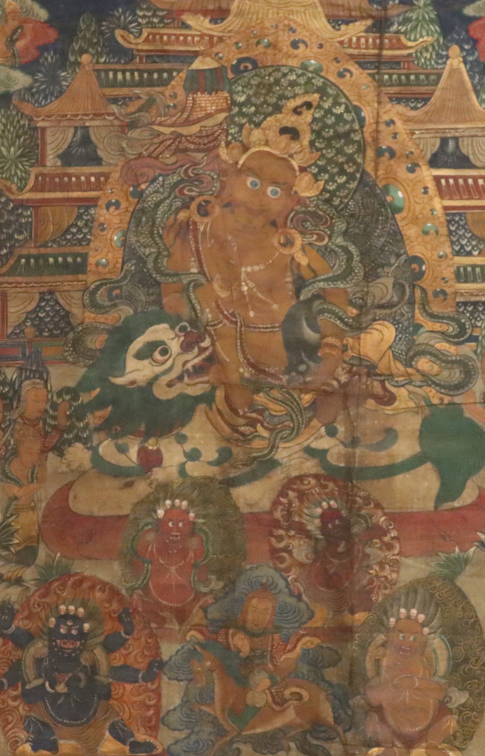 Tibetan Thangka of Vaishravana (1 of 5)