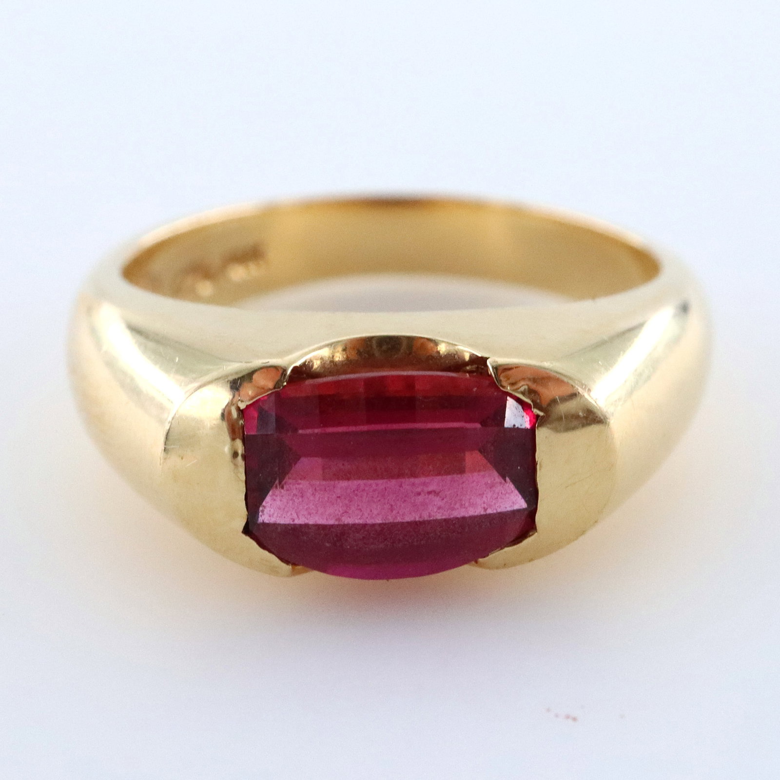 14k Gold & Rhodolite Garnet Ring (1 of 3)