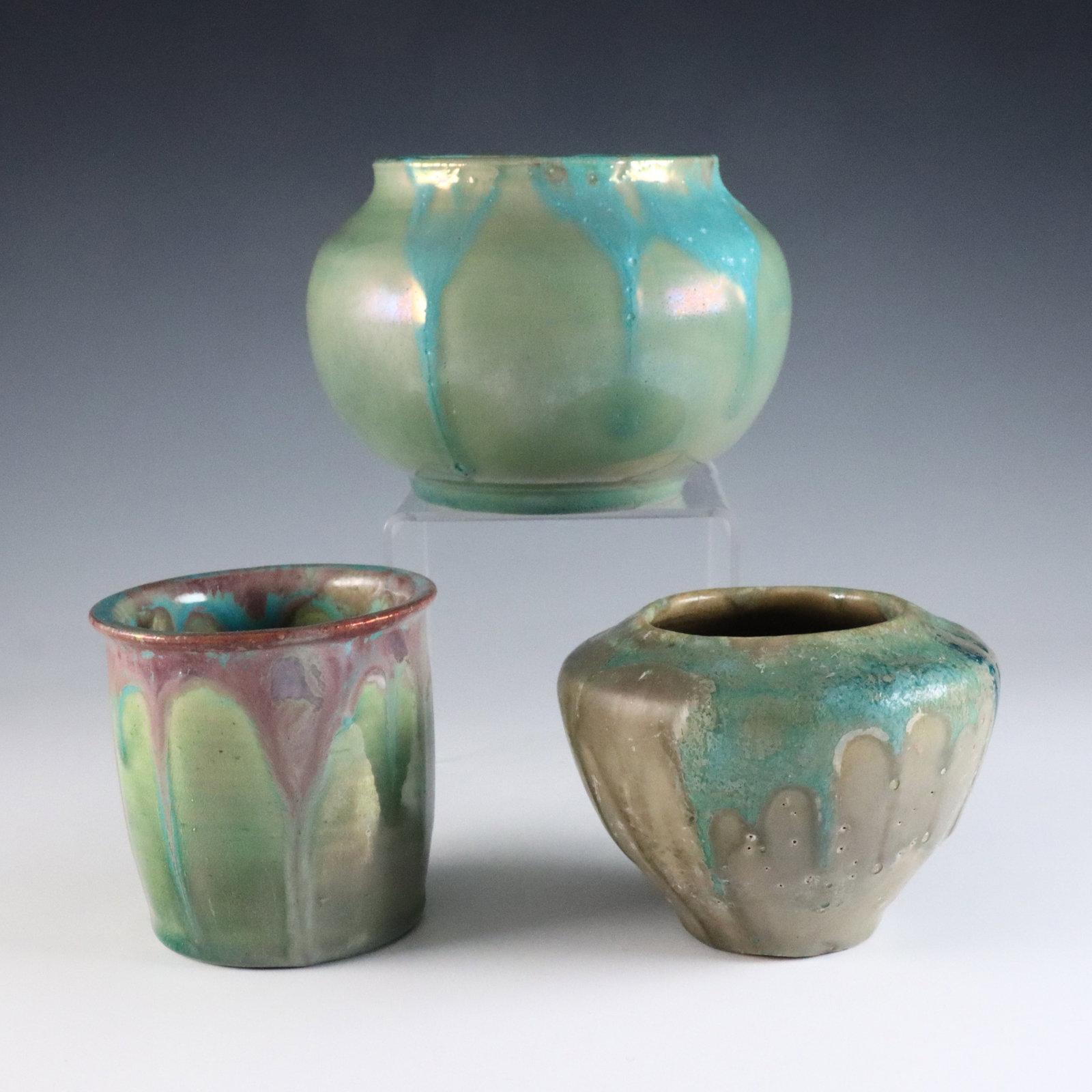 3 Pewabic Pottery Vases (1 of 5)