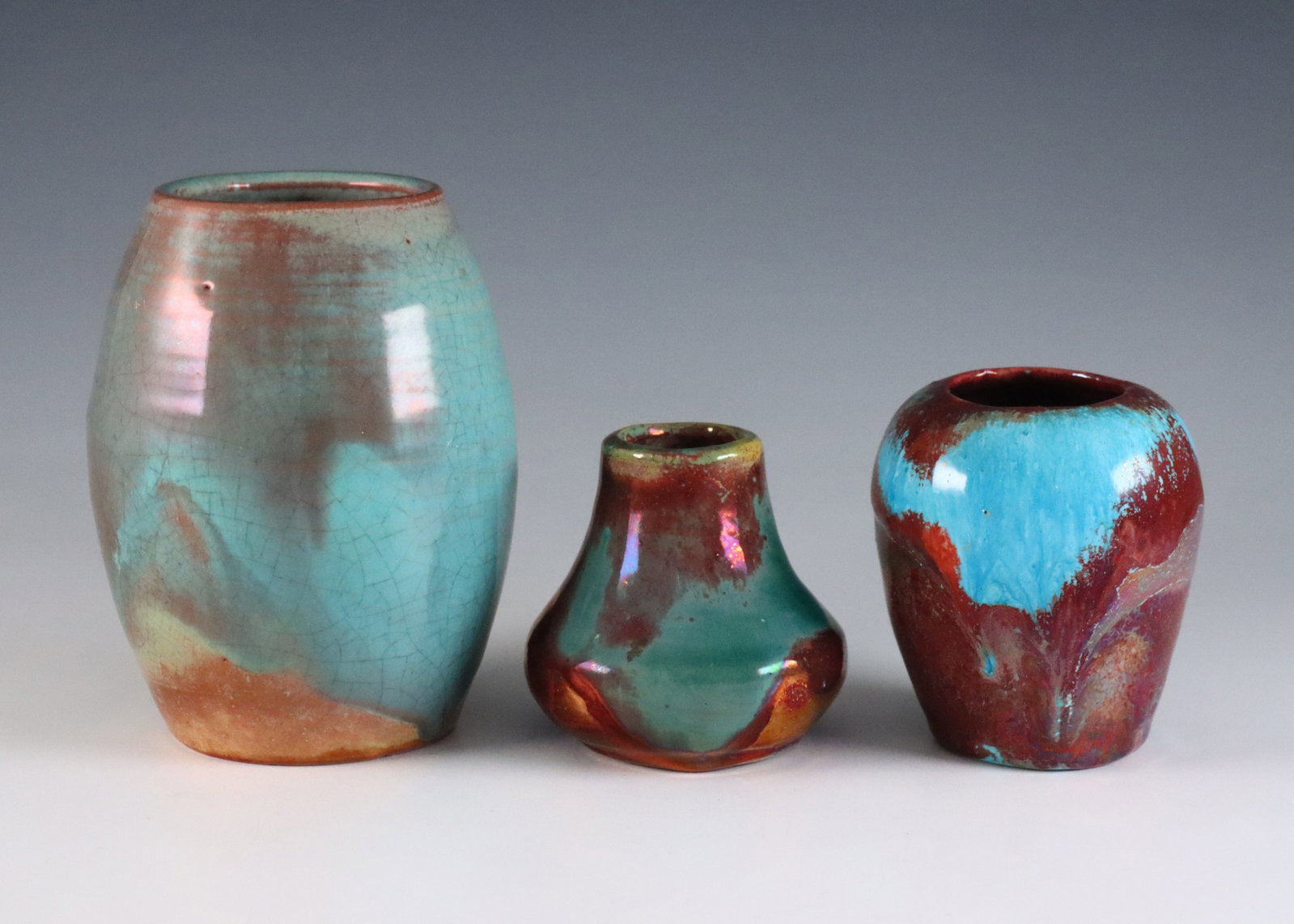 3 Pewabic Pottery Vases (1 of 5)