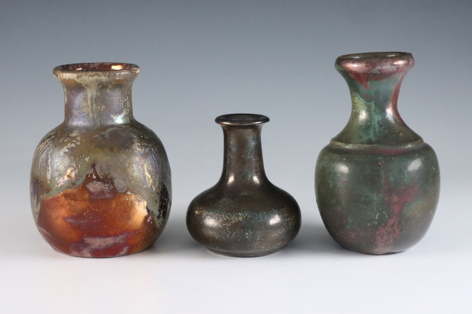 3 Miniature Pewabic Pottery Vases (1 of 5)