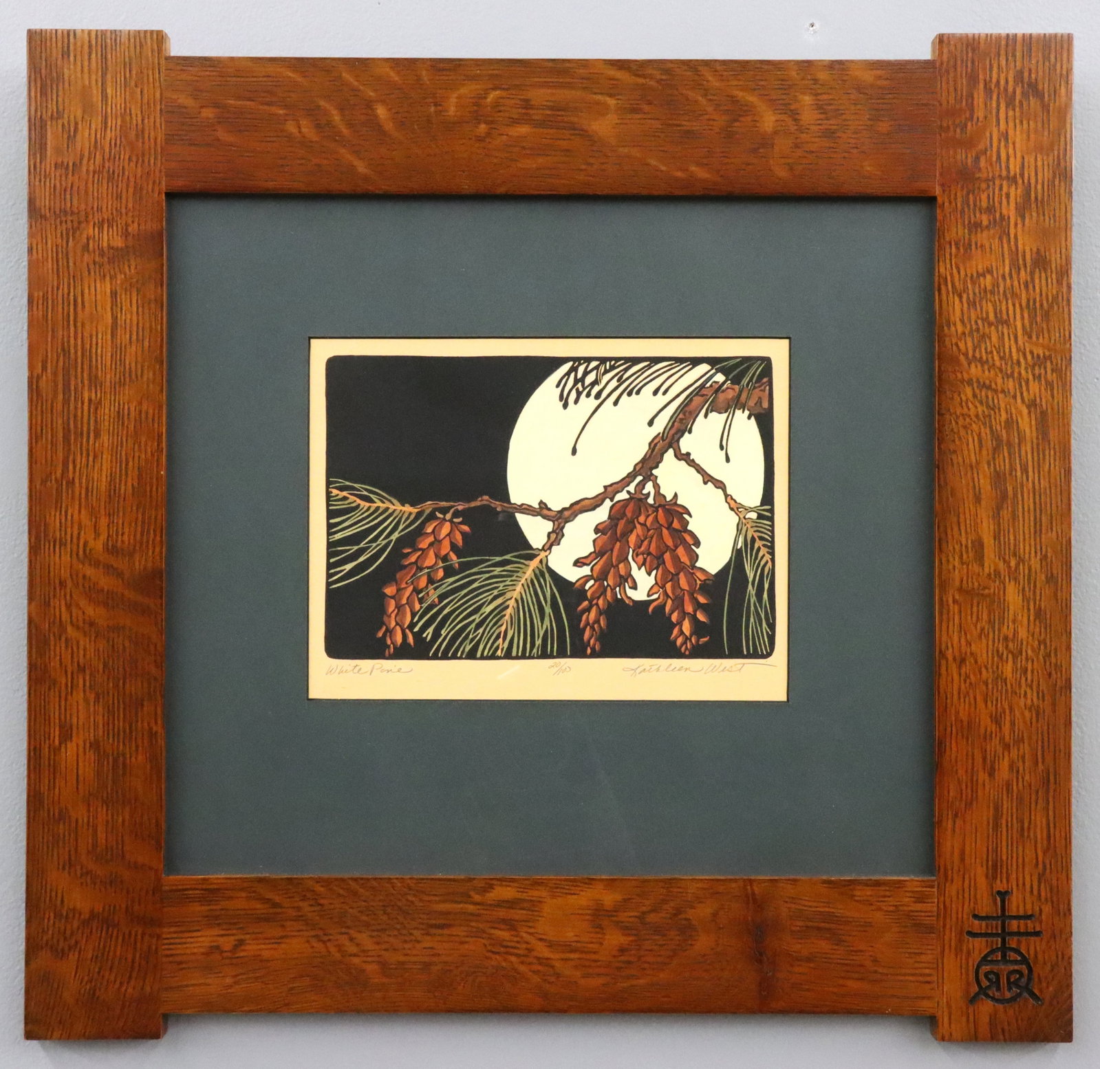 Kathleen West White Pine Woodcut (1 of 6)
