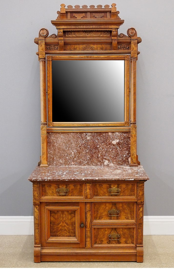 Victorian Marble Top Commode (1 of 5)