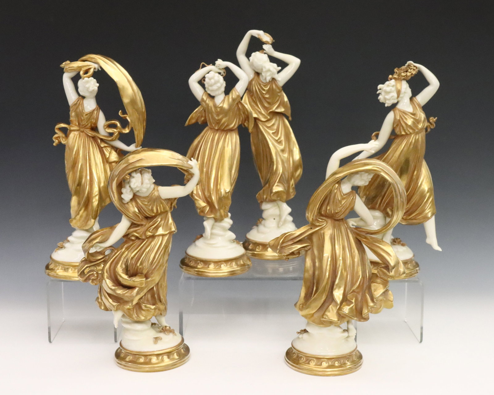6 Capodimonte Dancing Figures - 2