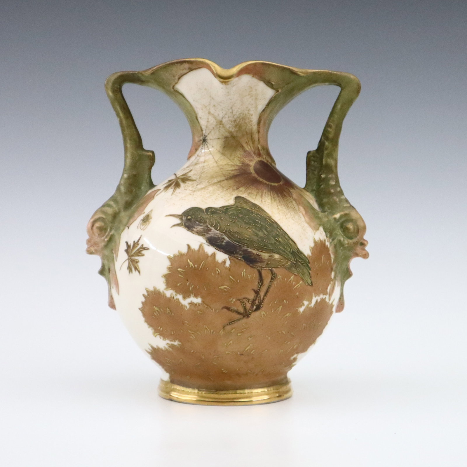 RS & K Amphora Art Pottery Vase (1 of 3)