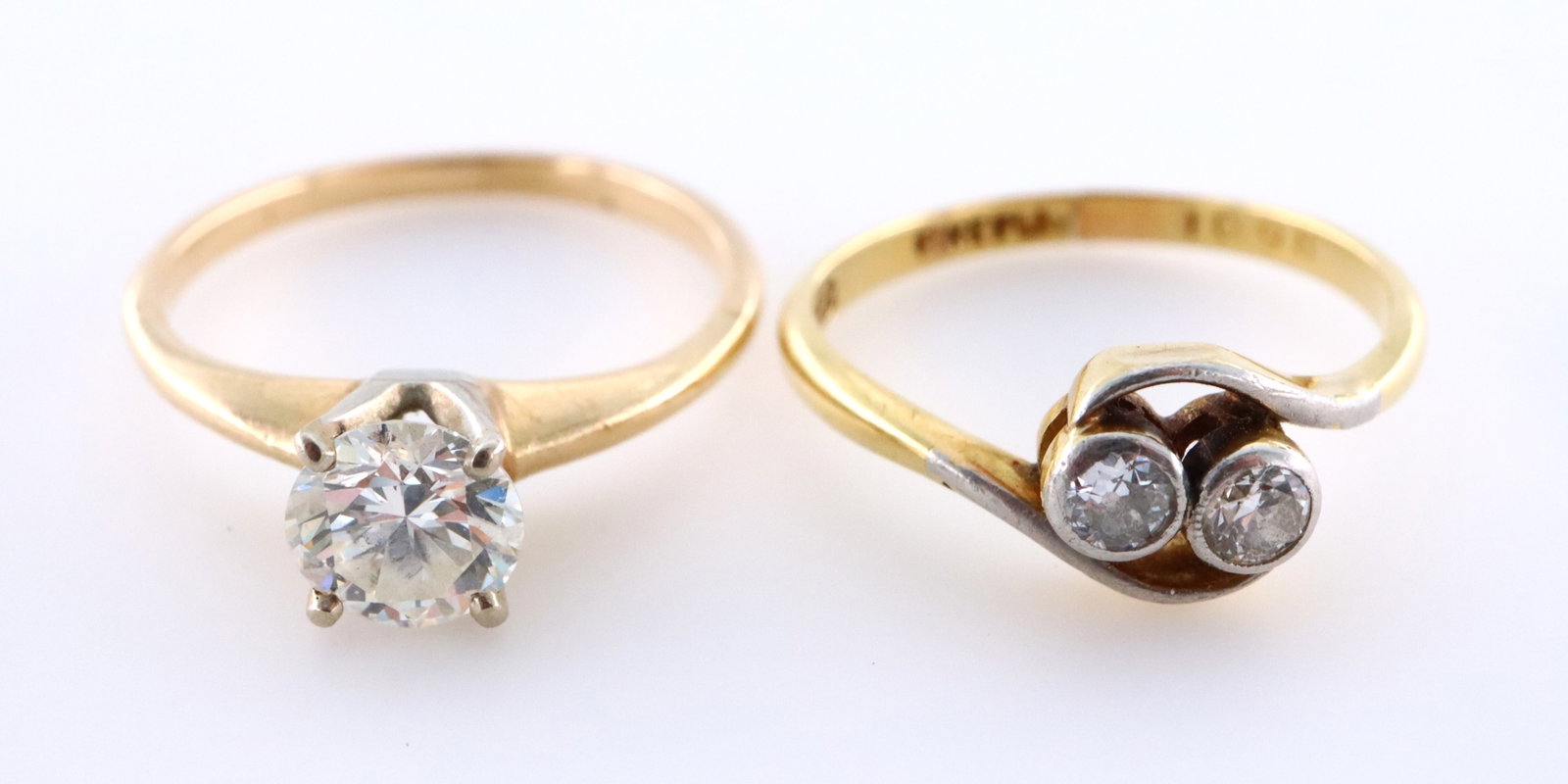 2 14k/18k Gold & Diamond Rings (1 of 1)