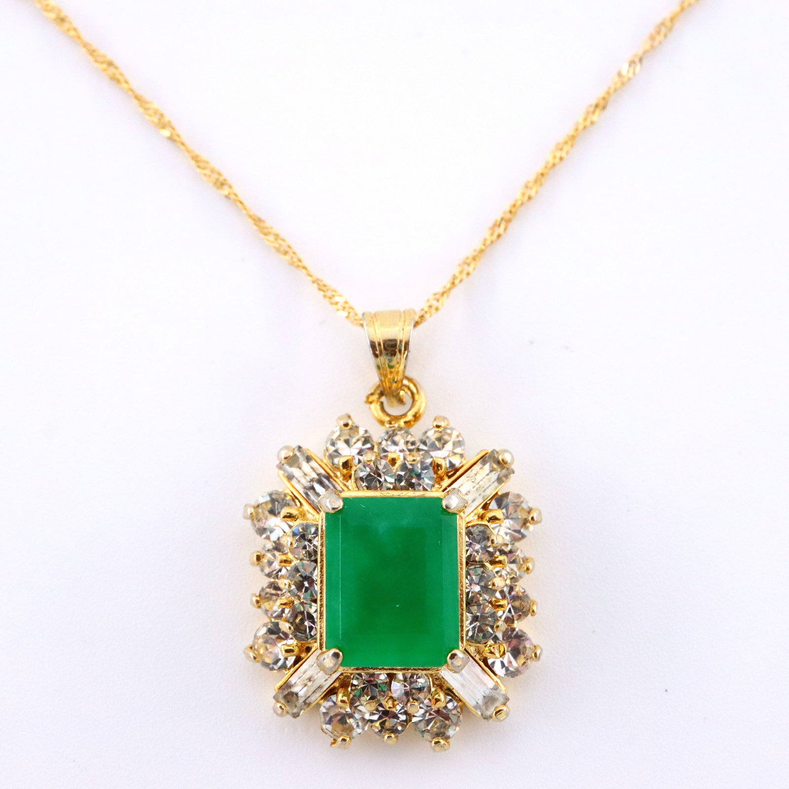 14k Gold Chain & G.F. Pendant (1 of 3)