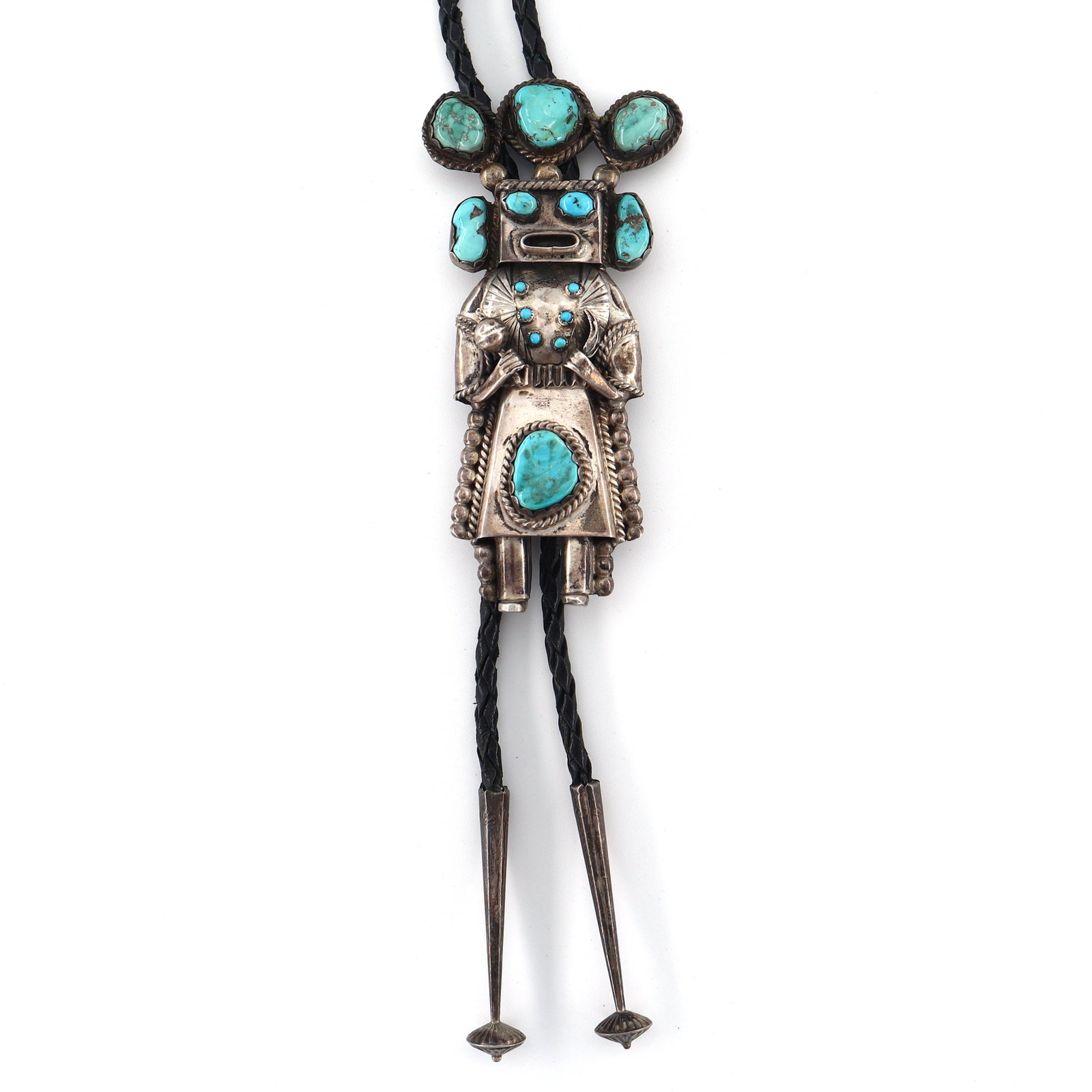 Native American Sterling Bolo Tie (1 of 3)