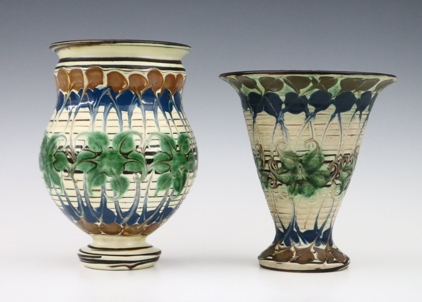 2 Herman Kahler Art Pottery Vases (1 of 4)