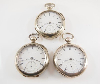 3 Elgin "H. H. Taylor" pocket watches (1 of 2)