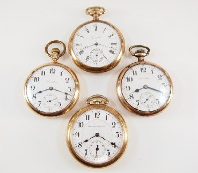 4 Hamilton pocket watches (1 of 2)