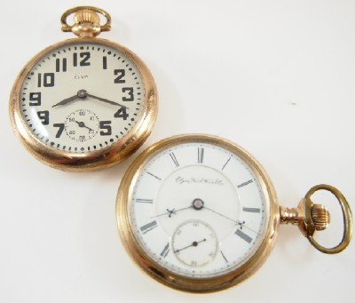2 Elgin "B. W. Raymond" pocket watches (1 of 5)