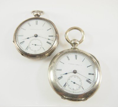 2 Hampden "Hayward" pocket watches (1 of 6)
