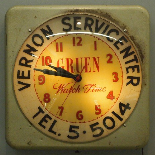 Gruen "WatchTime" advertising clock (1 of 1)