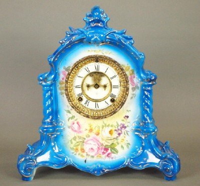 Ansonia China shelf clock (1 of 2)