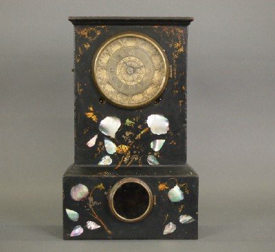 Terry & Andrews Iron front shelf clock (1 of 1)