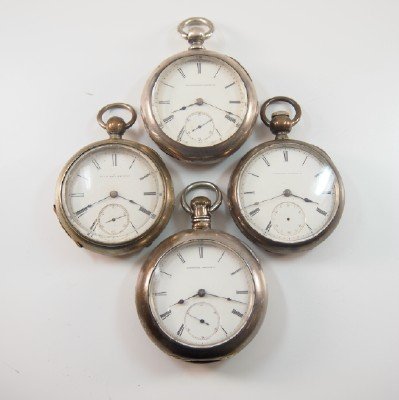 4 Elgin pocket watches (1 of 2)
