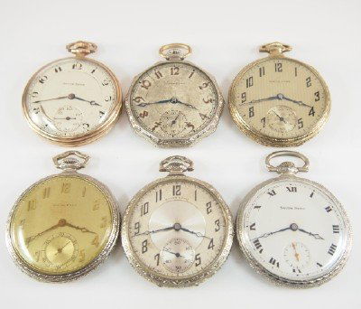 6 Southbend 429 pocket watches (1 of 3)