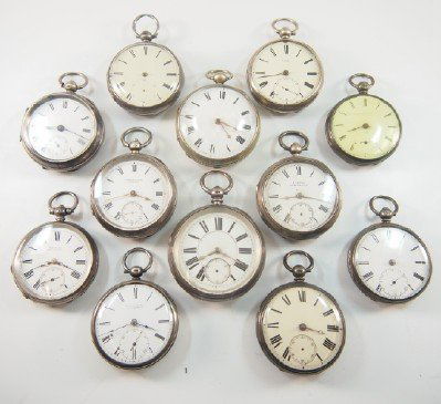 12 English/Swiss pocket watches (1 of 1)