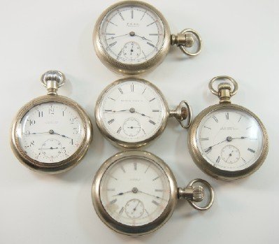 5 Private label pocket watches (1 of 2)