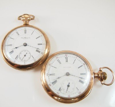 2 AWW Co. pocket watches (1 of 3)