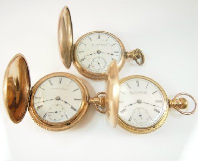 3 Elgin pocket watches (1 of 3)