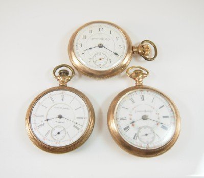 3 Columbus Watch Co. pocket watches (1 of 3)