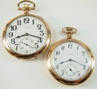 2 Illinois "A. Lincoln" pocket watches (1 of 2)