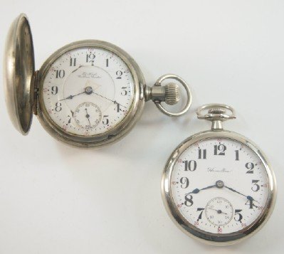 2 Hamilton pocket watches (1 of 3)