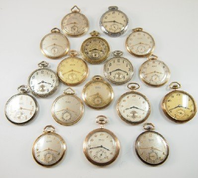 17 Gruen pocket watches (1 of 1)